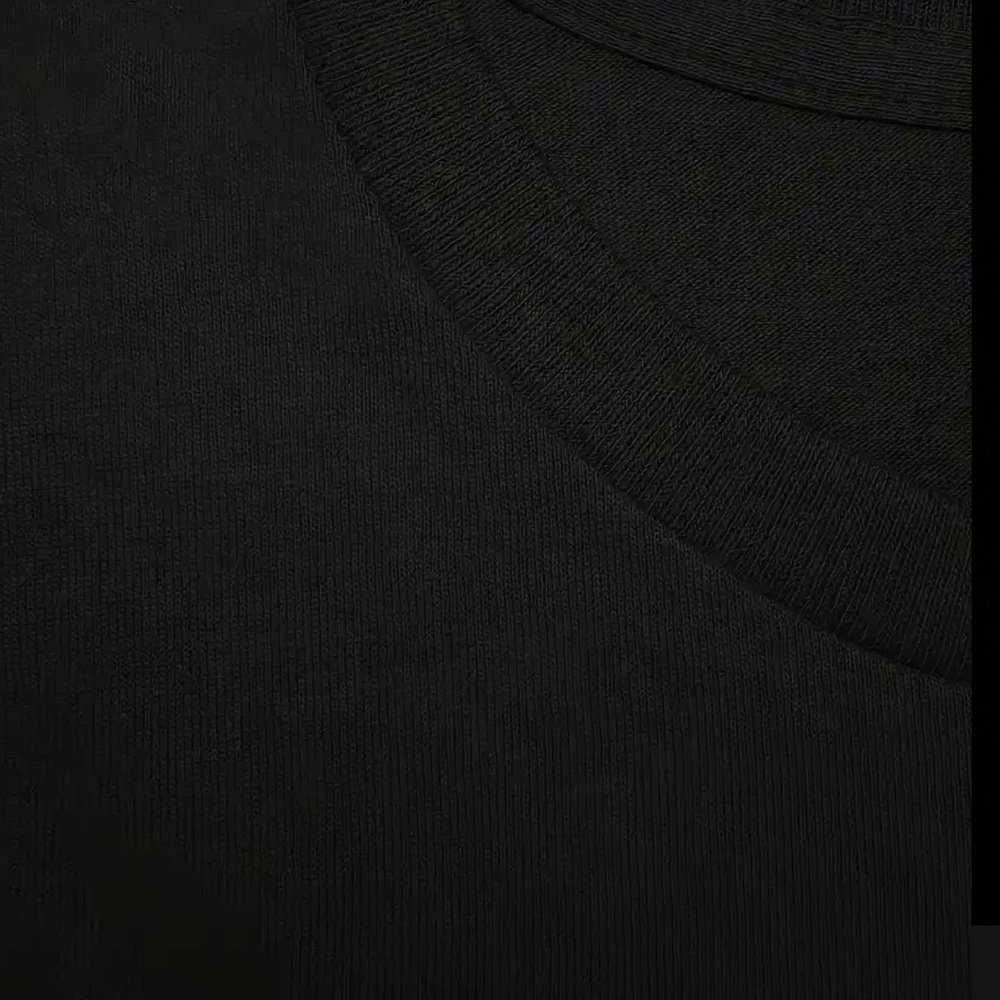 Leopard Cross Graphic Black T-Shirt - Picture 6 of 6